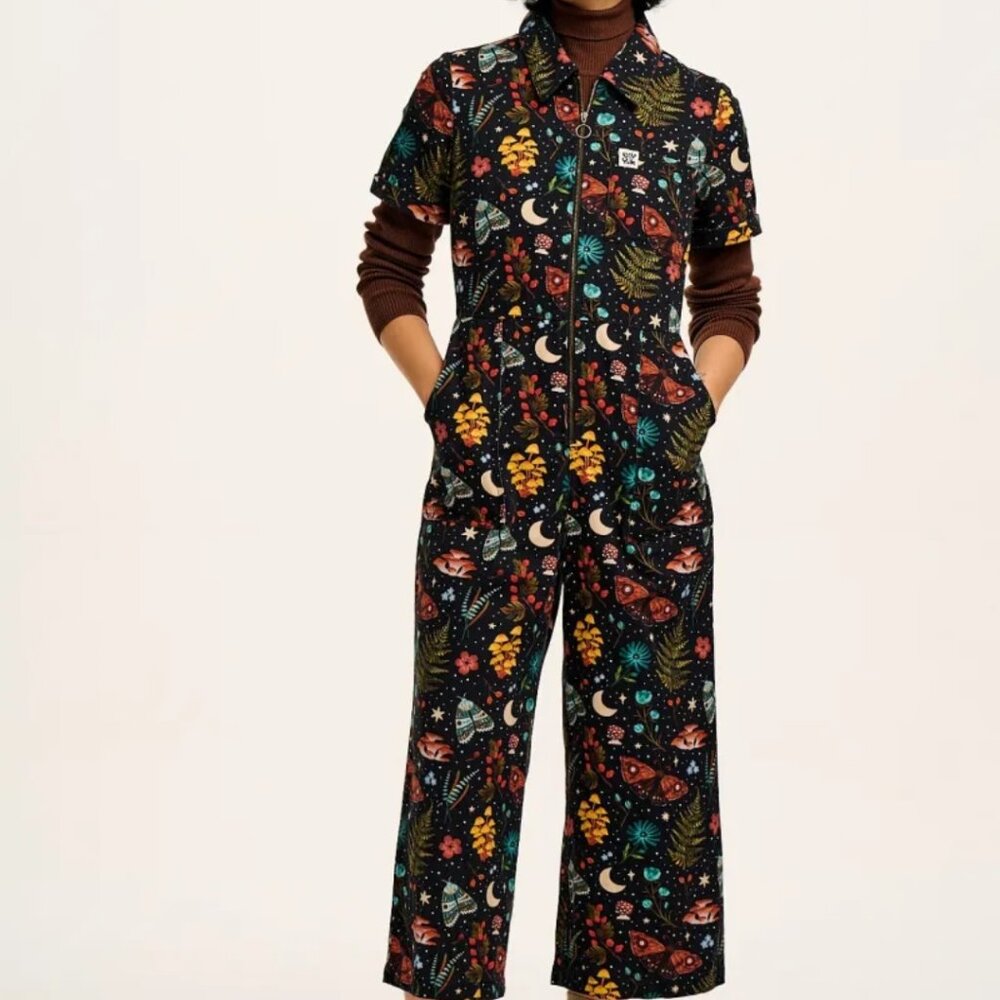 Lucy&Yak Bojana Moth and Mushroom Print Ragan US24/UK28